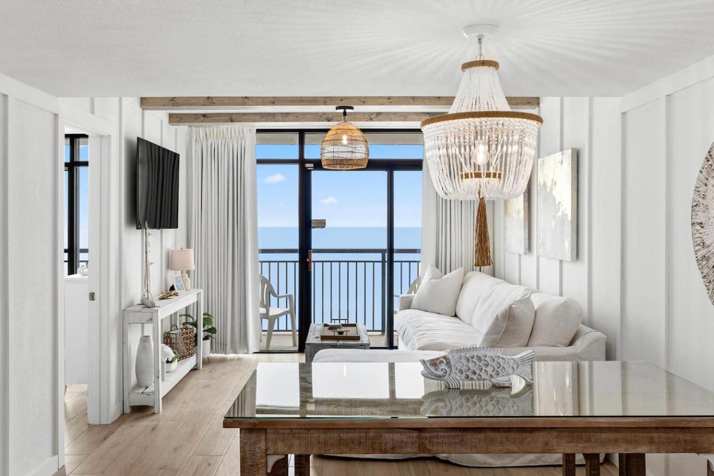 Luxury Ocean Front By Barefoot Landing Apartment Миртъл Бийч Екстериор снимка
